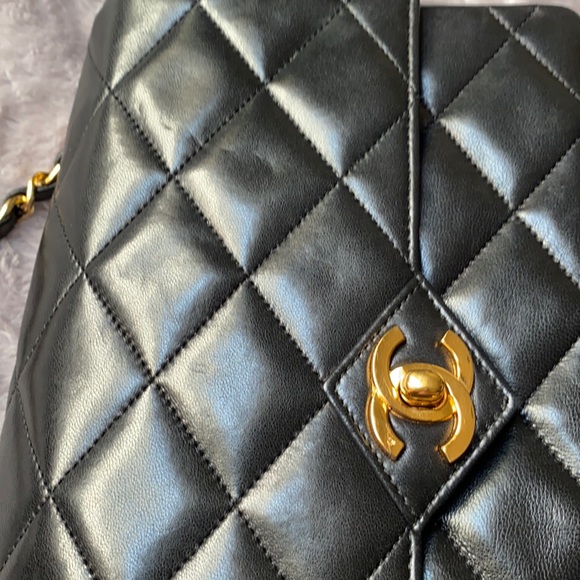 🔥🔥🔥Authentic Vintage Chanel Single Flap Shoulder Bag - Picture 8 of 16
